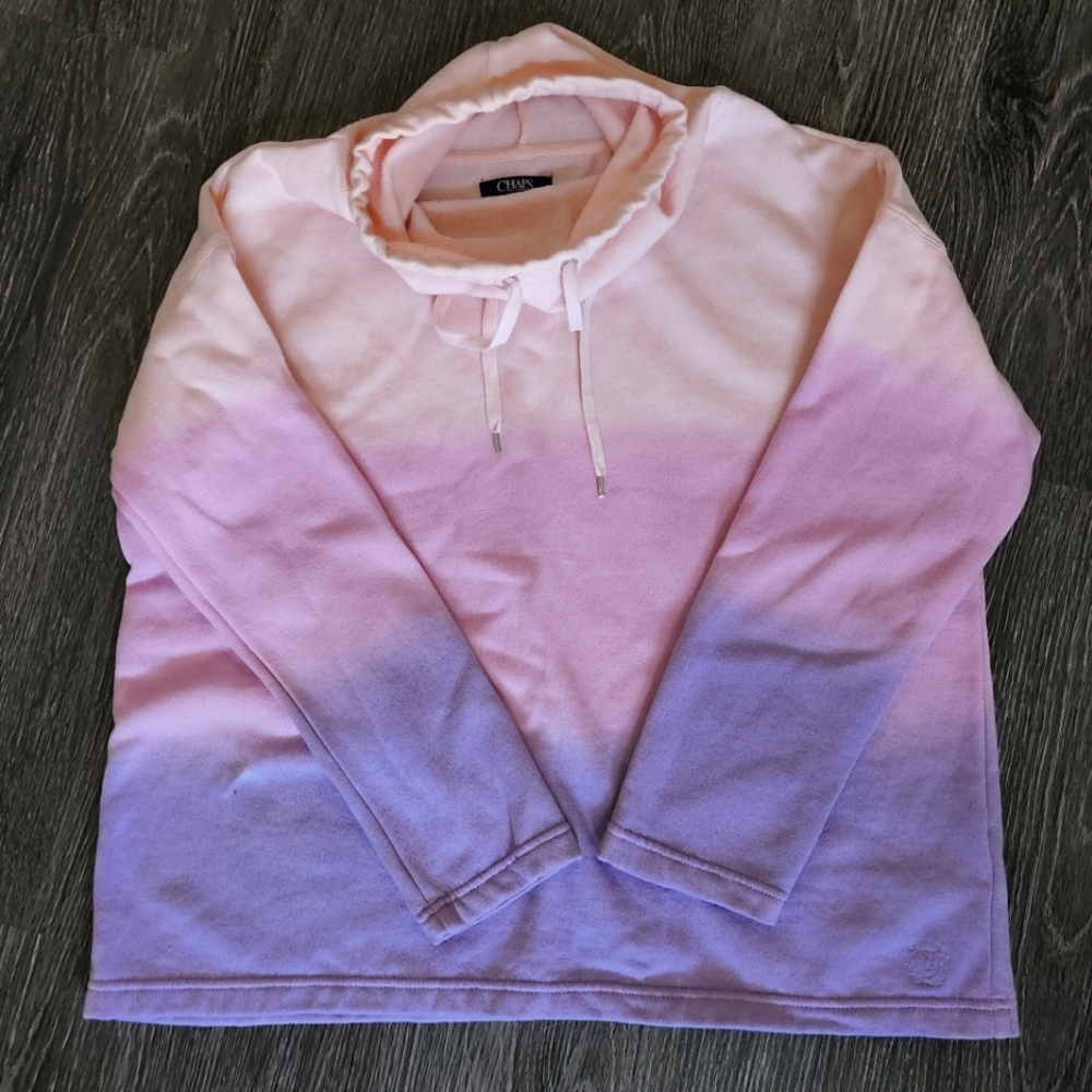 NWOT Chaps Tye Dye turtleneck sweatshirt
